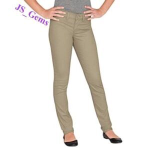 New Dickies Mid Rise Skinny Khaki Plus Size Pants